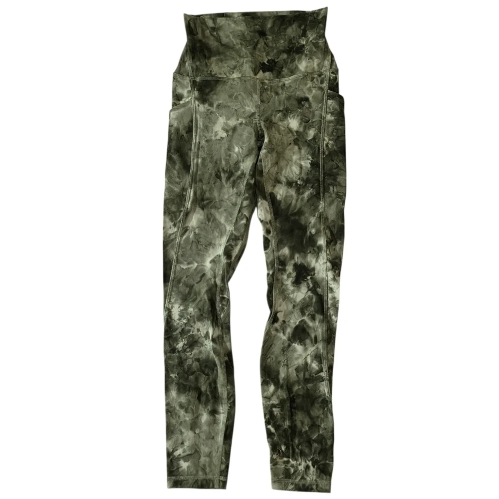 Lululemon Align High-Rise Pant with Pockets Size 4 Diamond Dye Sage/Green